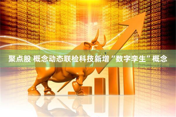 聚点股 概念动态联检科技新增“数字孪生”概念
