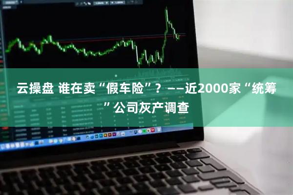 云操盘 谁在卖“假车险”？——近2000家“统筹”公司灰产调查