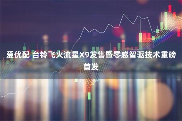 爱优配 台铃飞火流星X9发售暨零感智驱技术重磅首发